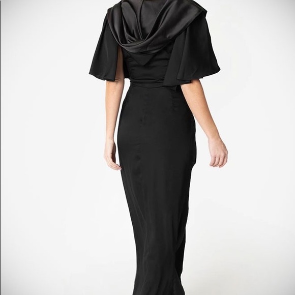 NWOT UV x Micheline Pitt Zhora Hooded 1940s Dress - Picture 6 of 11